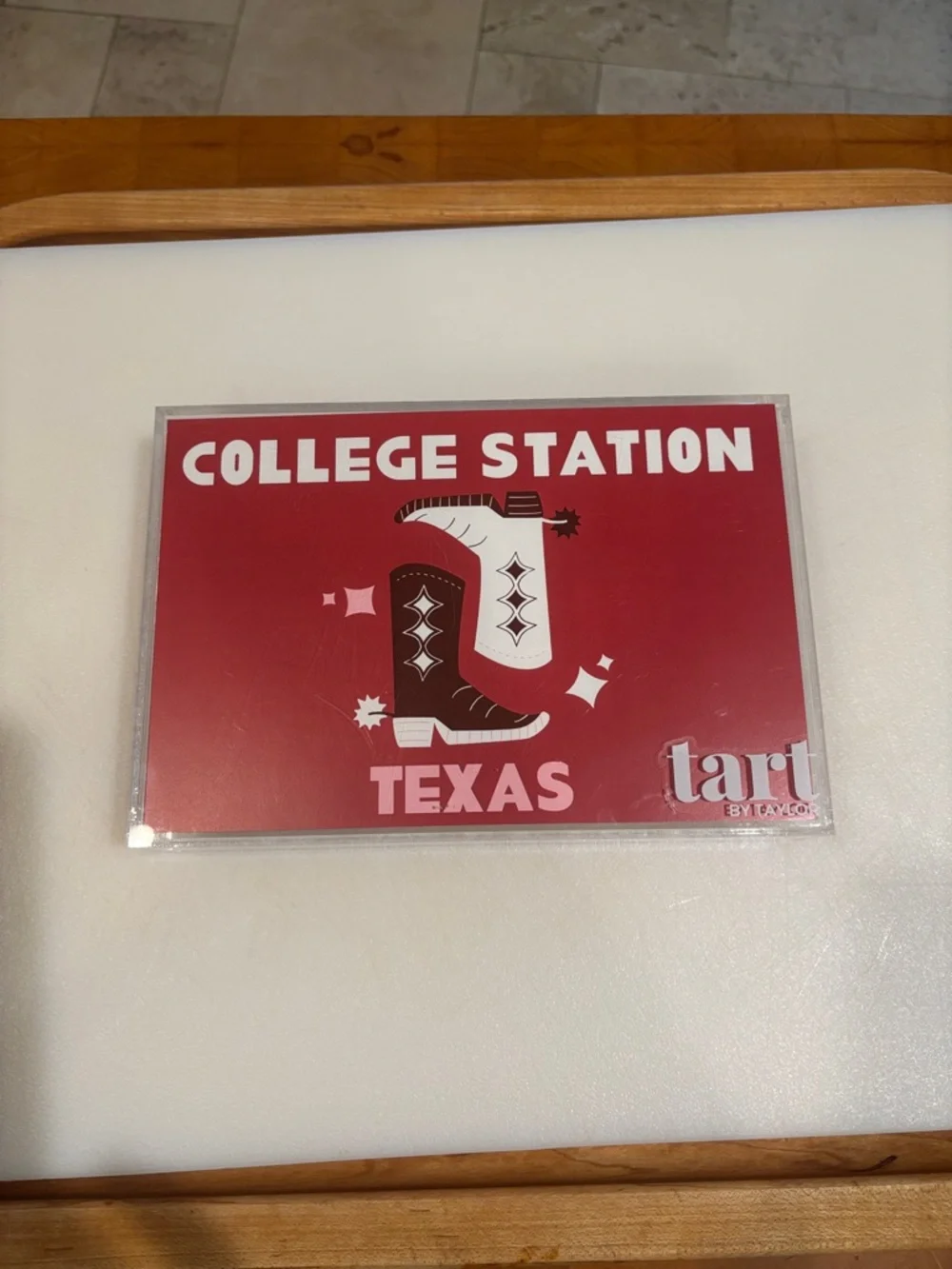 Tart By Taylor Saturdays in College Station Small Tray 9 1/2 x 6 1/2 x 1 1/2
